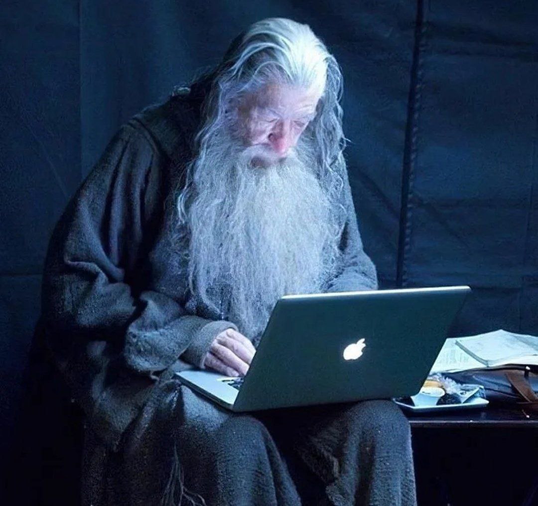 Gandalf entrenando convolucionales en su macbook
