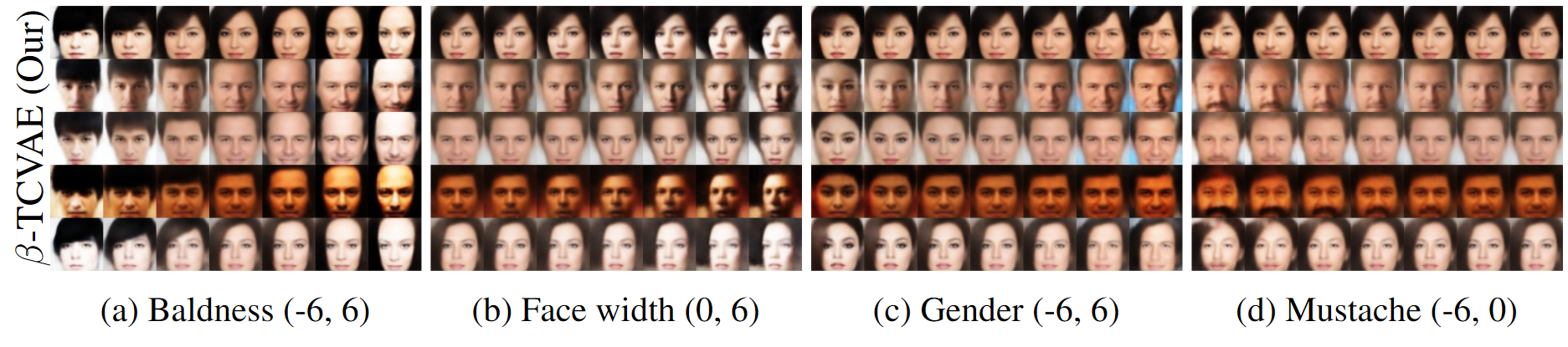 Imágenes generadas por Total Correlation VAE